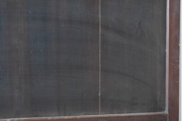 アンティーク建具　明治期から大正期　趣ある幅広格子帯戸1枚　(R-086687)