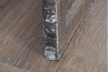 アンティーク建具　明治期から大正期　趣ある幅広格子帯戸1枚　(R-086687)