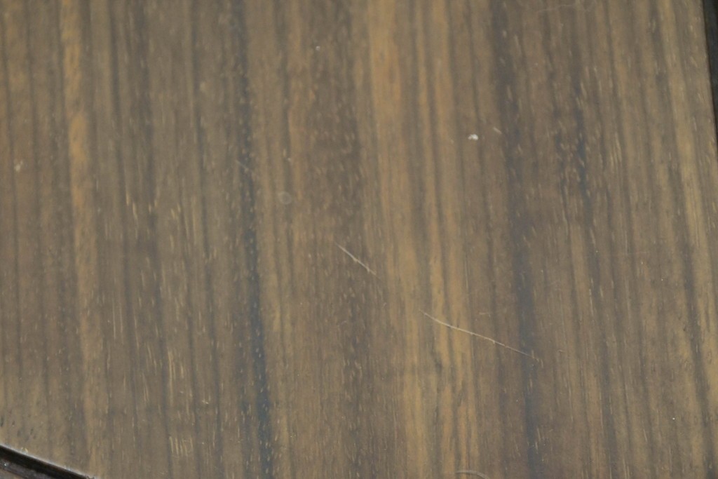 アジアンヴィンテージ　花梨(カリン)材　透かし彫りに螺鈿象嵌を施した贅沢な装飾のエクステンションダイニングテーブル　(R-086688)