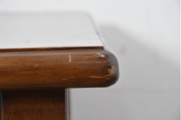 中古　美品　ACTUS(アクタス)取り扱い　バレンシアシリーズ　パイン材　花柄タイルが可愛らしいデスク　(R-086690)