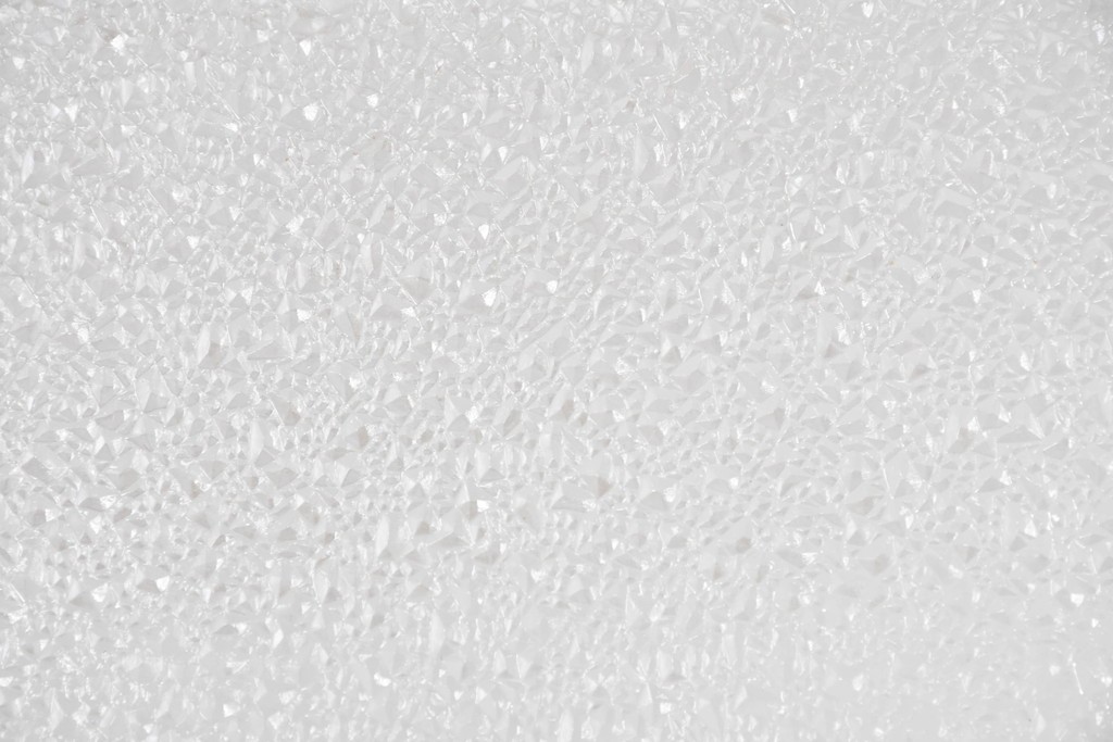 和製アンティーク　楢(ナラ)材　花模様の透かし彫りが可愛らしいガラス入り衝立て　(R-086691)