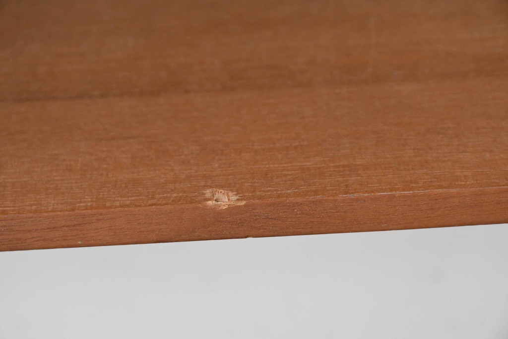 和製ヴィンテージ　希少　青林製作所　チーク無垢材で作られた北欧デザインのワゴン　(R-086692)