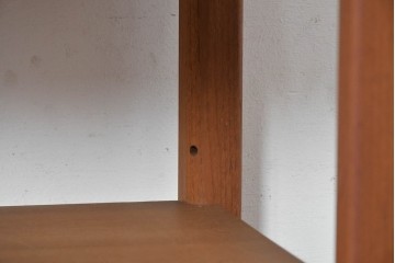 和製ヴィンテージ　希少　青林製作所　チーク無垢材で作られた北欧デザインのワゴン　(R-086692)