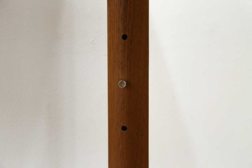 和製ヴィンテージ　希少　青林製作所　チーク無垢材で作られた北欧デザインのワゴン　(R-086692)