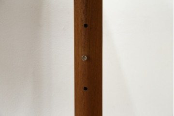 和製ヴィンテージ　希少　青林製作所　チーク無垢材で作られた北欧デザインのワゴン　(R-086692)