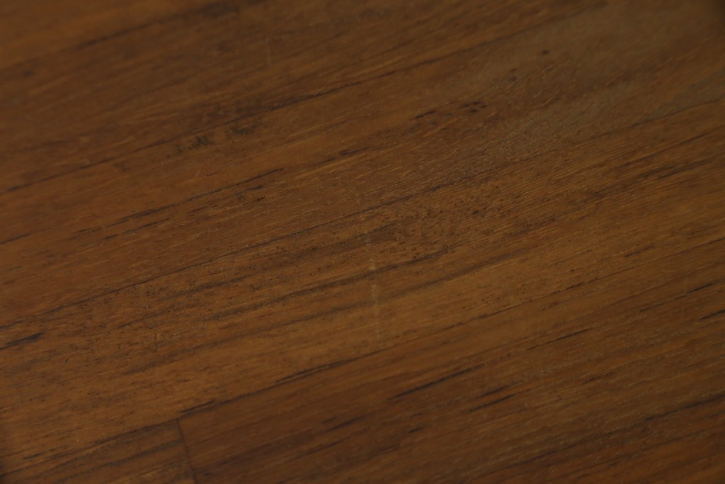 和製ヴィンテージ　希少　青林製作所　チーク無垢材で作られた北欧デザインのワゴン　(R-086692)