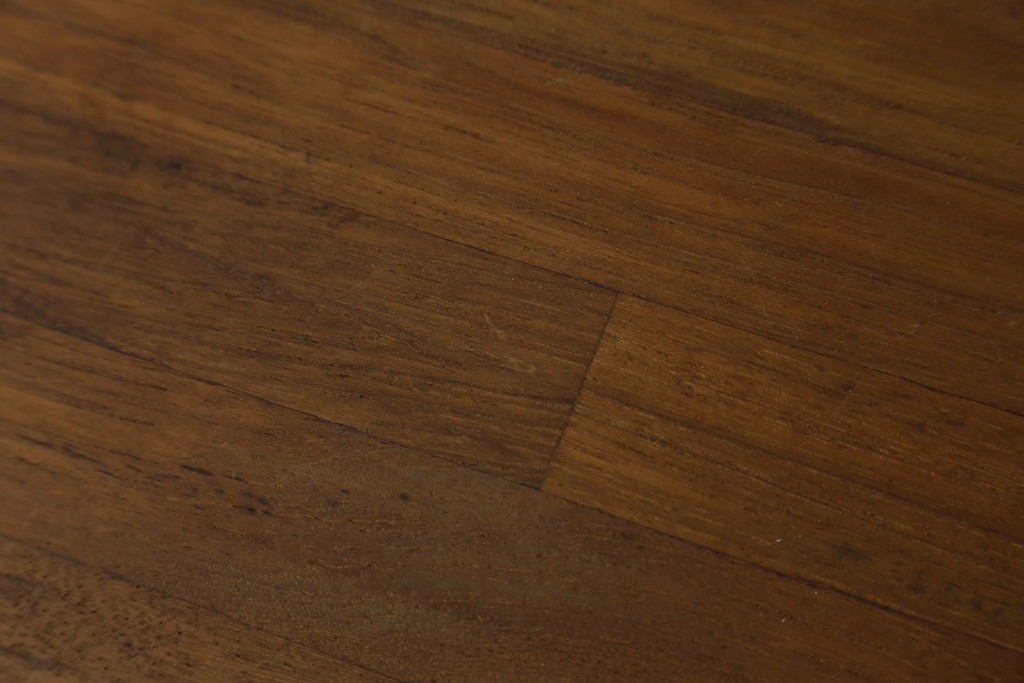 和製ヴィンテージ　希少　青林製作所　チーク無垢材で作られた北欧デザインのワゴン　(R-086692)