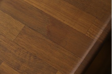 和製ヴィンテージ　希少　青林製作所　チーク無垢材で作られた北欧デザインのワゴン　(R-086692)