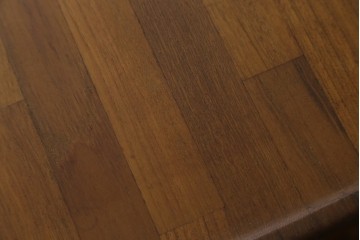 和製ヴィンテージ　希少　青林製作所　チーク無垢材で作られた北欧デザインのワゴン　(R-086692)