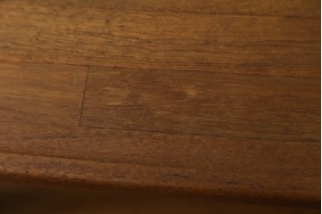 和製ヴィンテージ　希少　青林製作所　チーク無垢材で作られた北欧デザインのワゴン　(R-086692)