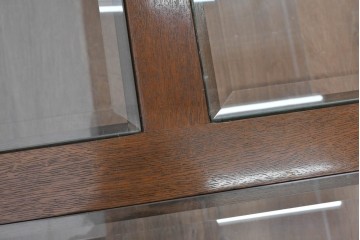 中古　美品　希少な廃番品　カリモク家具(karimoku)　domani(ドマーニ)　Morganton(モーガントン)　印象的なグリッドデザインのスクエア型センターテーブル　(R-086699)