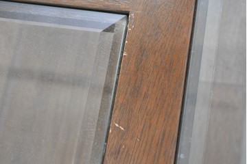 中古　美品　希少な廃番品　カリモク家具(karimoku)　domani(ドマーニ)　Morganton(モーガントン)　印象的なグリッドデザインのスクエア型センターテーブル　(R-086699)