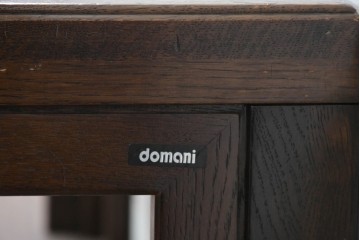 中古　美品　希少な廃番品　カリモク家具(karimoku)　domani(ドマーニ)　Morganton(モーガントン)　印象的なグリッドデザインのスクエア型センターテーブル　(R-086699)