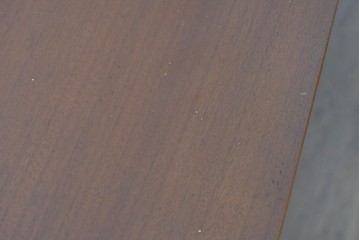 中古　希少!!　イタリア　Carlo Pessina(カルロ・ペッシーナ)デザイン　チーク材　貝殻で描くモザイク模様が印象的なダイニングテーブル　定価推定200万円　(R-086701)