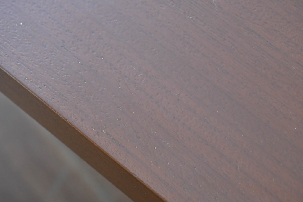 中古　希少!!　イタリア　Carlo Pessina(カルロ・ペッシーナ)デザイン　チーク材　貝殻で描くモザイク模様が印象的なダイニングテーブル　定価推定200万円　(R-086701)