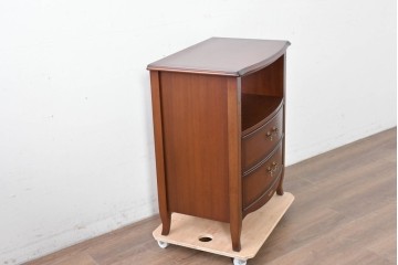 中古　美品　東海家具工業(Tokai Kagu)　ベネチア(Venezia)シリーズ　マホガニー材　ネオクラシカルな気品漂うオープンチェスト　(R-086703)