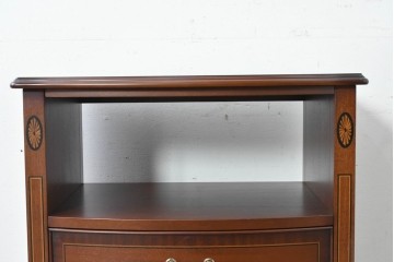 中古　美品　東海家具工業(Tokai Kagu)　ベネチア(Venezia)シリーズ　マホガニー材　ネオクラシカルな気品漂うオープンチェスト　(R-086703)