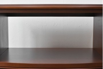 中古　美品　東海家具工業(Tokai Kagu)　ベネチア(Venezia)シリーズ　マホガニー材　ネオクラシカルな気品漂うオープンチェスト　(R-086703)