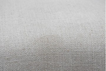 中古　美品　ZARA HOME(ザラホーム)　アッシュウッド材のフレームがおしゃれなリネンアームチェアとオットマンのセット　定価約9万3千円　(R-086709)