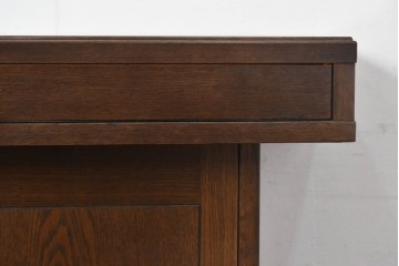 中古　美品　激レア希少モデル!!　カリモク家具(karimoku)　domani(ドマーニ)　Morganton(モーガントン)　フットレール付きバーカウンターテーブル　定価100万円以上　(R-086715)