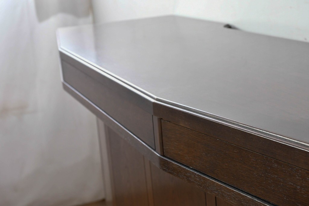 中古　美品　激レア希少モデル!!　カリモク家具(karimoku)　domani(ドマーニ)　Morganton(モーガントン)　フットレール付きバーカウンターテーブル　定価100万円以上　(R-086715)