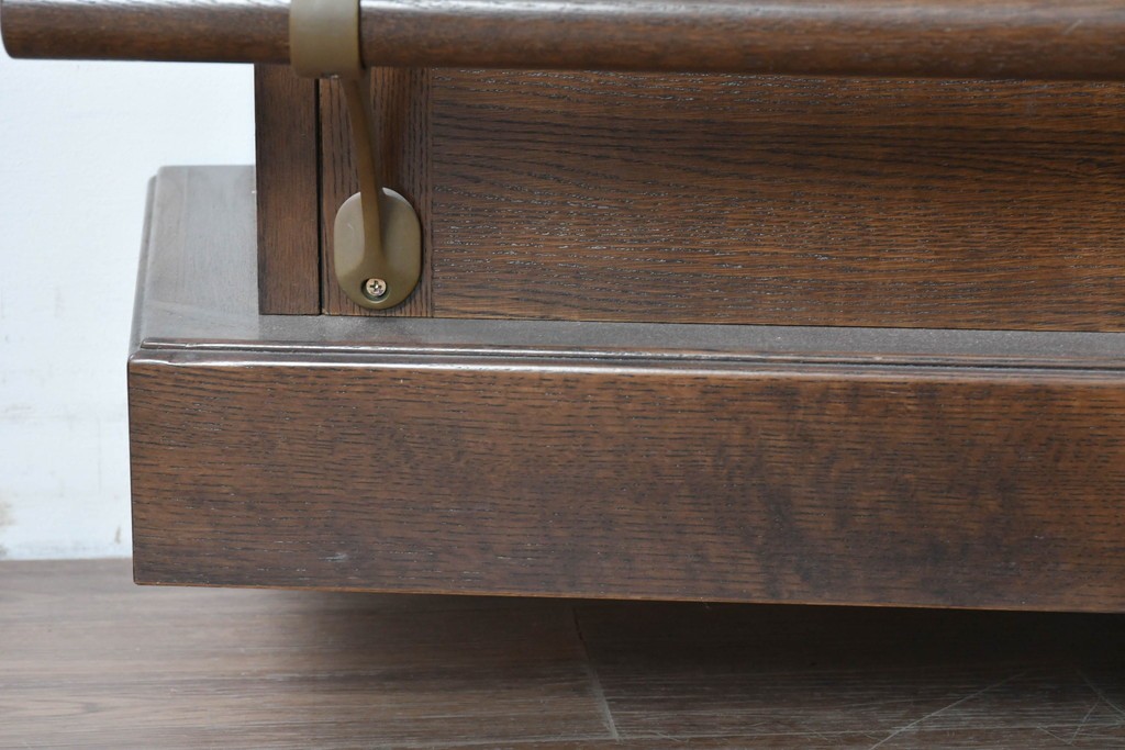 中古　美品　激レア希少モデル!!　カリモク家具(karimoku)　domani(ドマーニ)　Morganton(モーガントン)　フットレール付きバーカウンターテーブル　定価100万円以上　(R-086715)