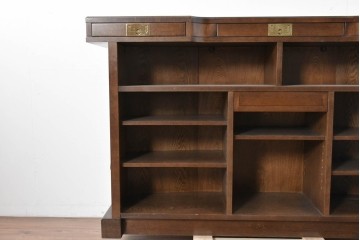 中古　美品　激レア希少モデル!!　カリモク家具(karimoku)　domani(ドマーニ)　Morganton(モーガントン)　フットレール付きバーカウンターテーブル　定価100万円以上　(R-086715)