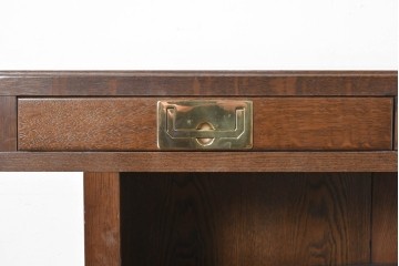 中古　美品　激レア希少モデル!!　カリモク家具(karimoku)　domani(ドマーニ)　Morganton(モーガントン)　フットレール付きバーカウンターテーブル　定価100万円以上　(R-086715)