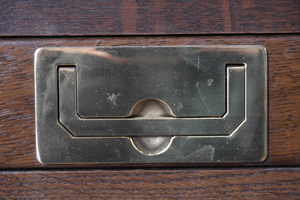 中古　美品　激レア希少モデル!!　カリモク家具(karimoku)　domani(ドマーニ)　Morganton(モーガントン)　フットレール付きバーカウンターテーブル　定価100万円以上　(R-086715)