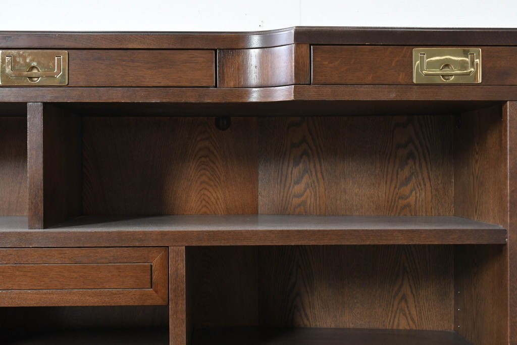 中古　美品　激レア希少モデル!!　カリモク家具(karimoku)　domani(ドマーニ)　Morganton(モーガントン)　フットレール付きバーカウンターテーブル　定価100万円以上　(R-086715)