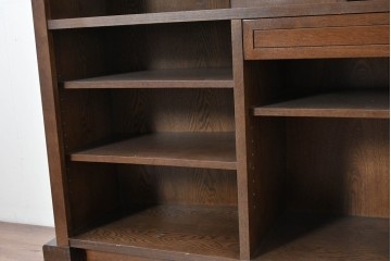 中古　美品　激レア希少モデル!!　カリモク家具(karimoku)　domani(ドマーニ)　Morganton(モーガントン)　フットレール付きバーカウンターテーブル　定価100万円以上　(R-086715)