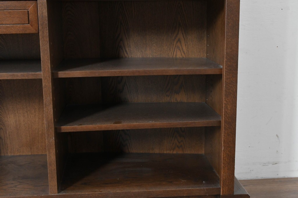 中古　美品　激レア希少モデル!!　カリモク家具(karimoku)　domani(ドマーニ)　Morganton(モーガントン)　フットレール付きバーカウンターテーブル　定価100万円以上　(R-086715)