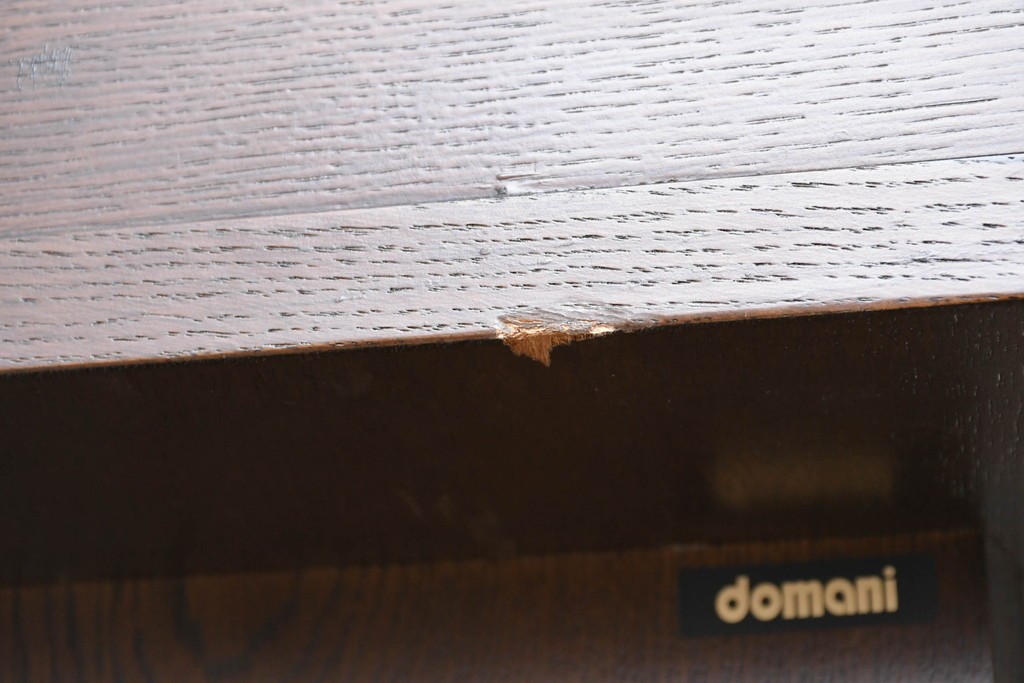 中古　美品　激レア希少モデル!!　カリモク家具(karimoku)　domani(ドマーニ)　Morganton(モーガントン)　フットレール付きバーカウンターテーブル　定価100万円以上　(R-086715)