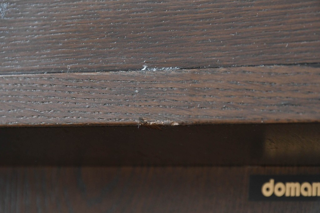 中古　美品　激レア希少モデル!!　カリモク家具(karimoku)　domani(ドマーニ)　Morganton(モーガントン)　フットレール付きバーカウンターテーブル　定価100万円以上　(R-086715)