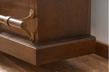 中古　美品　激レア希少モデル!!　カリモク家具(karimoku)　domani(ドマーニ)　Morganton(モーガントン)　フットレール付きバーカウンターテーブル　定価100万円以上　(R-086715)