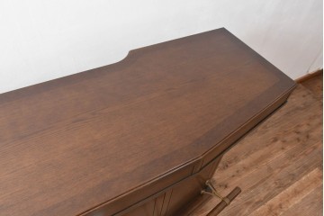 中古　美品　激レア希少モデル!!　カリモク家具(karimoku)　domani(ドマーニ)　Morganton(モーガントン)　フットレール付きバーカウンターテーブル　定価100万円以上　(R-086715)