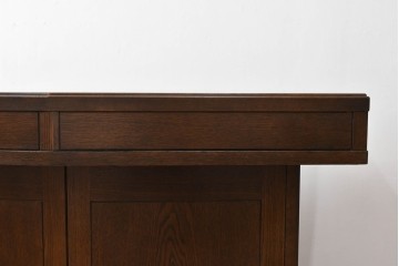 中古　美品　激レア希少モデル!!　カリモク家具(karimoku)　domani(ドマーニ)　Morganton(モーガントン)　フットレール付きバーカウンターテーブル　定価100万円以上　(R-086715)