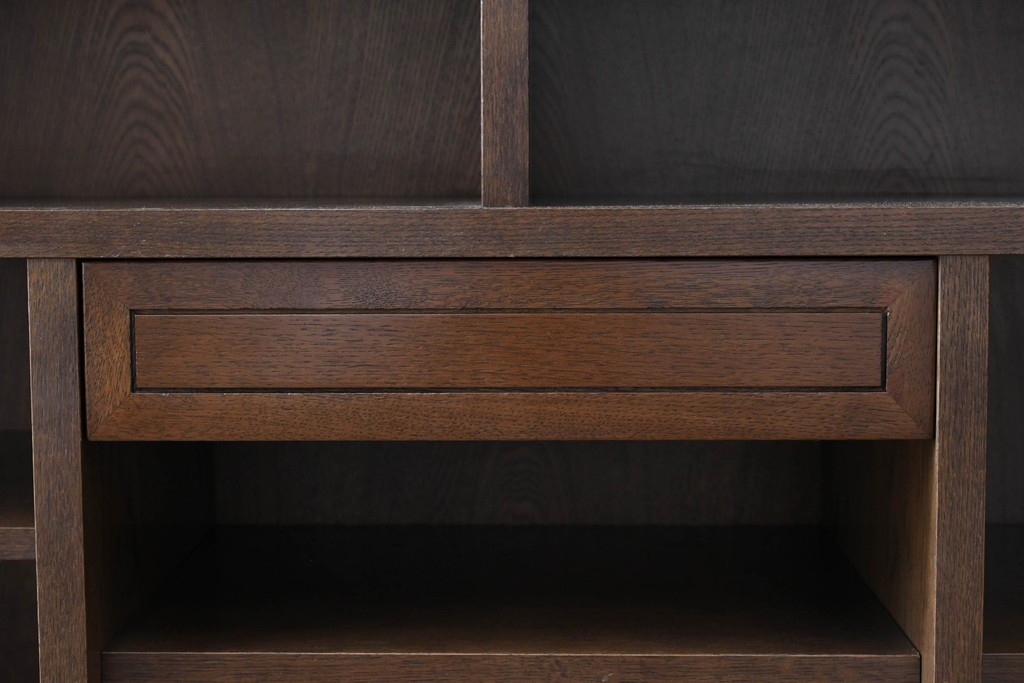 中古　美品　激レア希少モデル!!　カリモク家具(karimoku)　domani(ドマーニ)　Morganton(モーガントン)　フットレール付きバーカウンターテーブル　定価100万円以上　(R-086715)