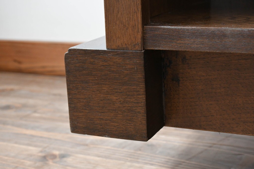 中古　美品　激レア希少モデル!!　カリモク家具(karimoku)　domani(ドマーニ)　Morganton(モーガントン)　フットレール付きバーカウンターテーブル　定価100万円以上　(R-086715)