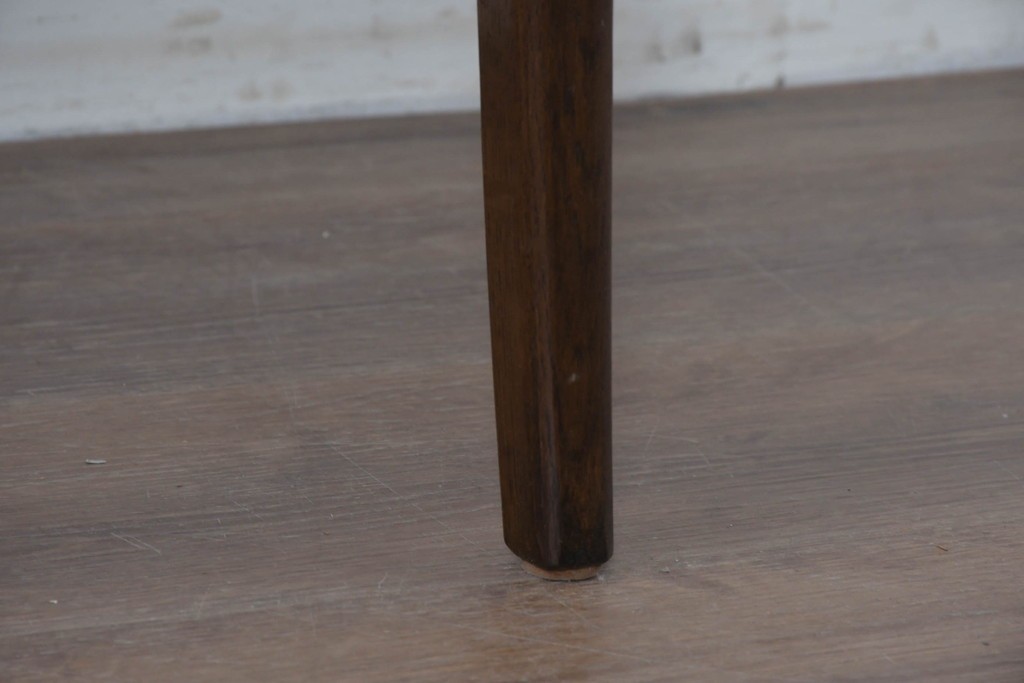 中古　希少　カリモク家具(karimoku)　domani(ドマーニ)　Morganton(モーガントン)　織り柄ファブリックが上品なカウンターチェア2脚セット　(R-086716)