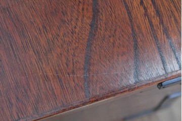 中古　美品　岩谷堂箪笥　菊幸　金具に施された細やかな彫刻が美しいローボード　(R-086719)