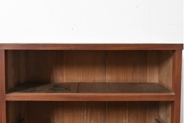 和製アンティーク　前面欅(ケヤキ)材　上杢!　引き出し3杯付きの関東水屋箪笥サイドボード　(R-086723)