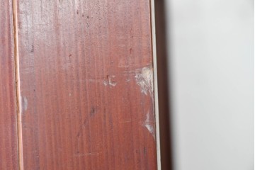 和製アンティーク　レトロな引き出し付き重ねガラス戸棚　(R-086727)