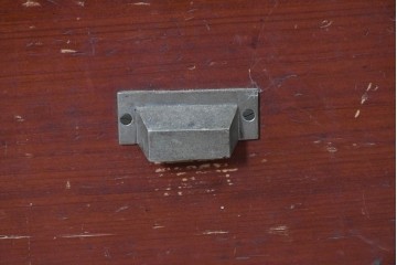 和製アンティーク　レトロな引き出し付きガラス戸棚　(R-086732)