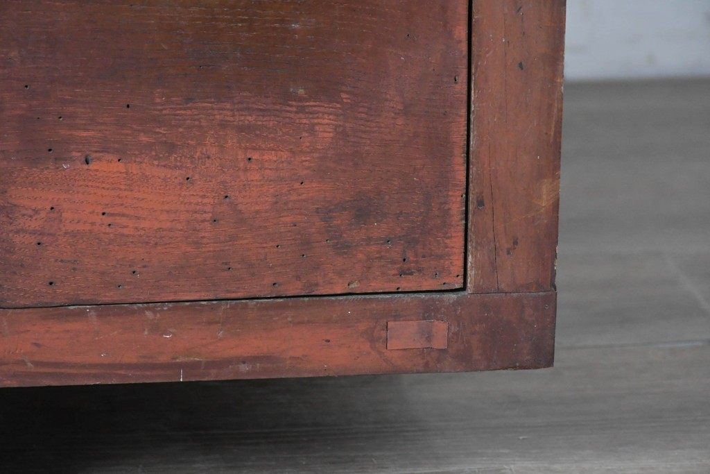 和製アンティーク　収納力に優れた実用的な造りの階段箪笥　(R-086736)