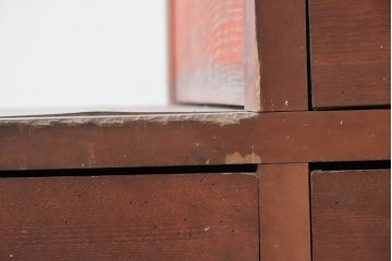 和製アンティーク　収納力に優れた実用的な造りの階段箪笥　(R-086736)