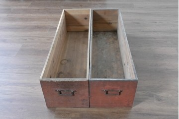 和製アンティーク　収納力に優れた実用的な造りの階段箪笥　(R-086736)