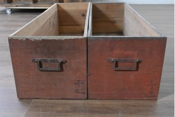 和製アンティーク　収納力に優れた実用的な造りの階段箪笥　(R-086736)