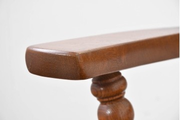 中古　美品　柏木工(KASHIWA、かしわ)　楢(ナラ)材　木の温もりあふれるキャプテンチェア2脚セット　(R-086743)