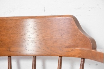 中古　美品　柏木工(KASHIWA、かしわ)　楢(ナラ)材　木の温もりあふれるキャプテンチェア2脚セット　(R-086743)